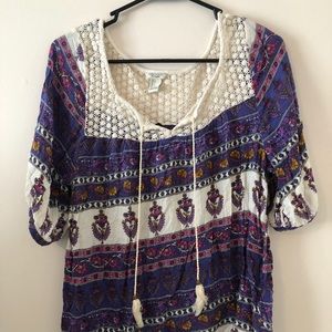 Boho Forever 21 Top